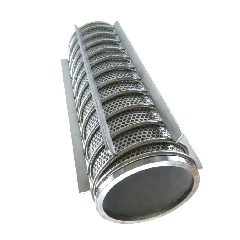 Перфорированная проволочная сетка 316L SS 10um, фильтрующая трубка