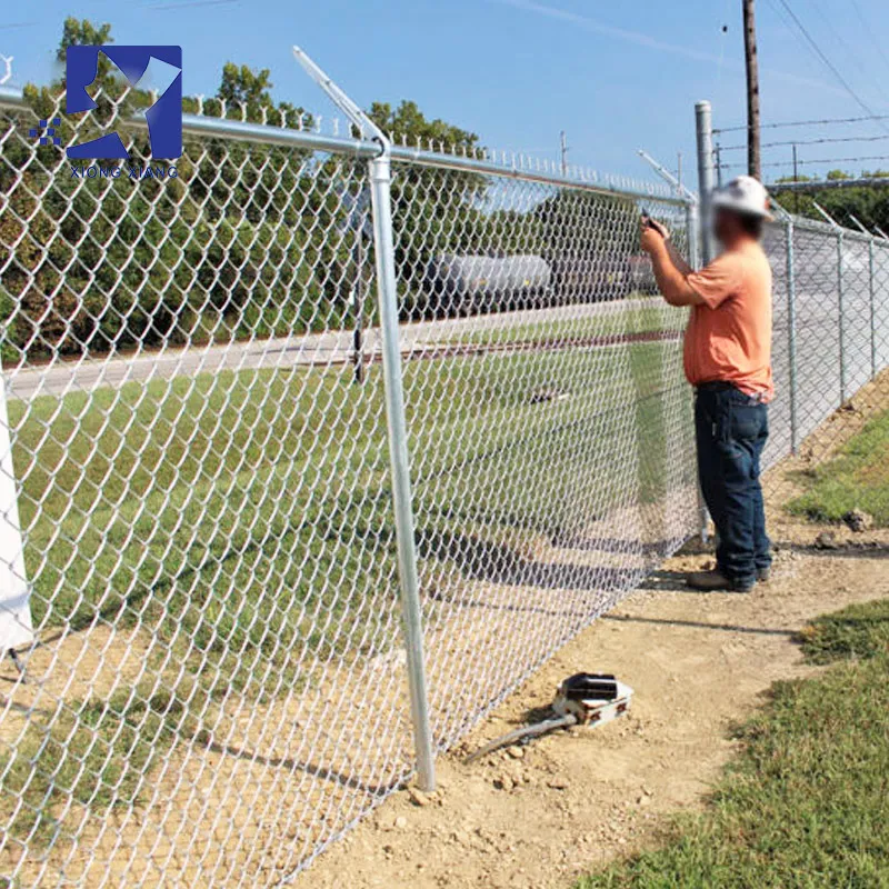 Wire Mesh 6ft 7ft 8ft Galvanized Chain Link Fence Chainlink Fence Mesh