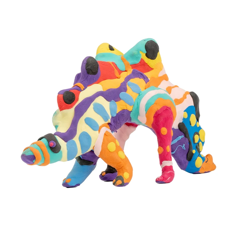 Пользовательский Набор пазлов из глины в виде динозавра, детская игрушка «сделай сам», пластилин, глина