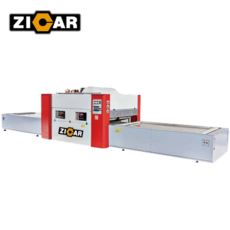 ZICAR hot selling mdf cabinet door membrane vacuum press machine for PVC veneer hot transfer leather Wood Door press