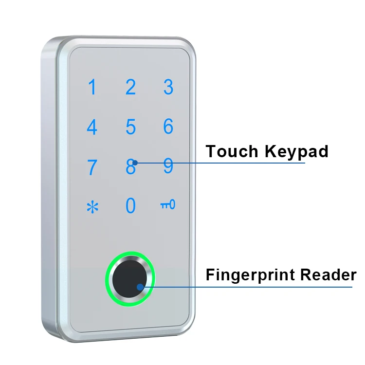 Electronic Smart Fingerprint Doorlock Digital Keypad Password Smart Cabinet Lock Drawer Locker