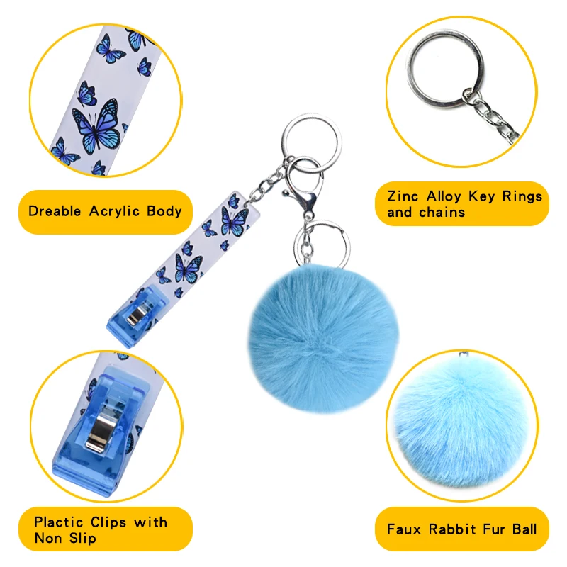 Credit Card Grabber For Long Nails Acrylic Debit Bank Card Puller Keychain Girls Women Cute Plastic Atm Card Clip no Touch open