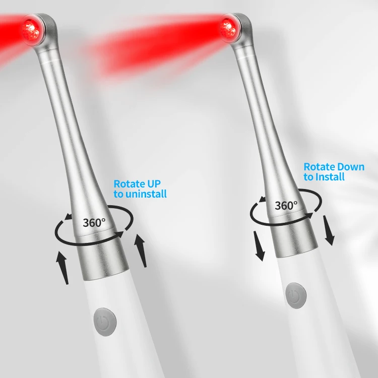 Near Infrared Portable Red Light Therapy Device Pen Mouth Ulcers Treatment Instrument Cold Sore Red Light