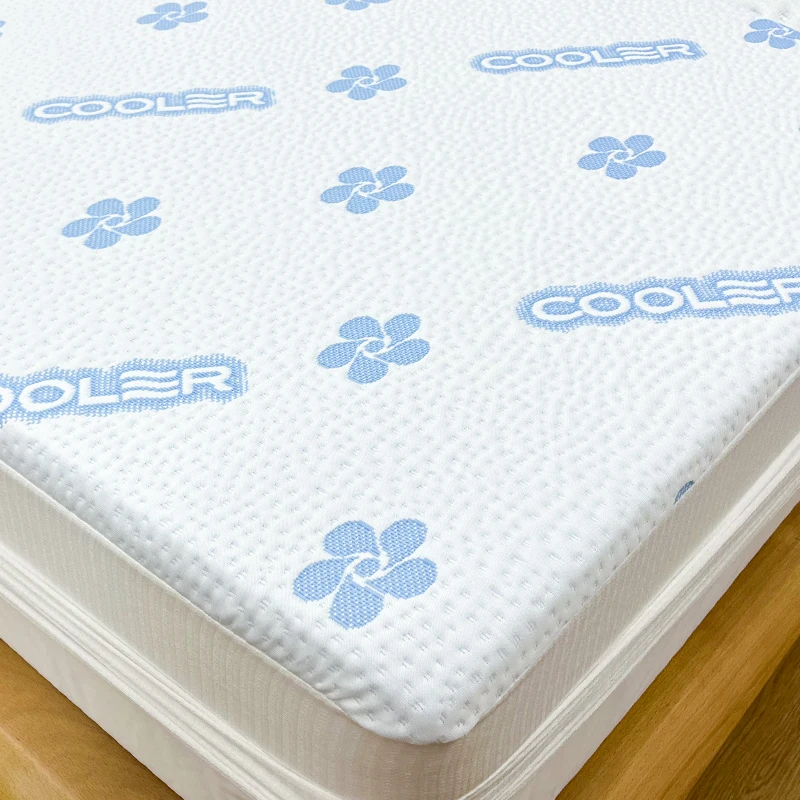Queen 3D Air Fabric Cooling  Waterproof Mattress Protector, Breathable Premium Mattress Cover,Deep Pocket Sheet Style