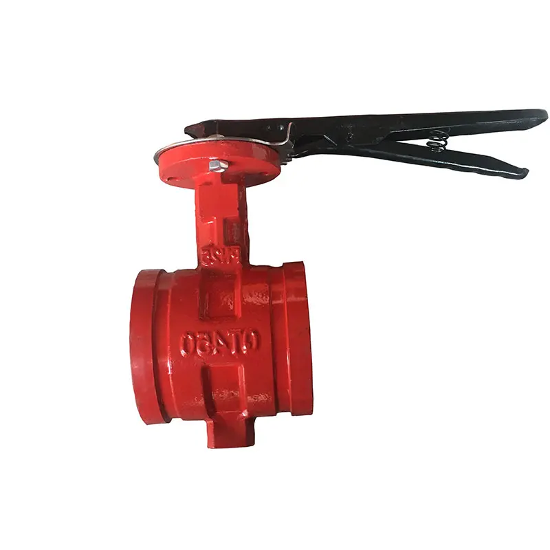 PN10 PN16  handle groove butterfly valve
