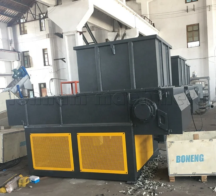 
PE PP ABS Hard Lumps Single Shaft Shredder Crushing Machine 