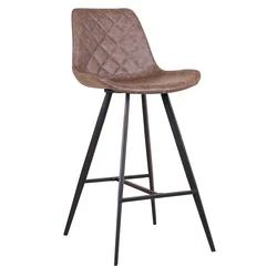 Diamond topline decorative leather indoor bar chair for bar kitchen furniture bar stool metal chairs industrial restaurant