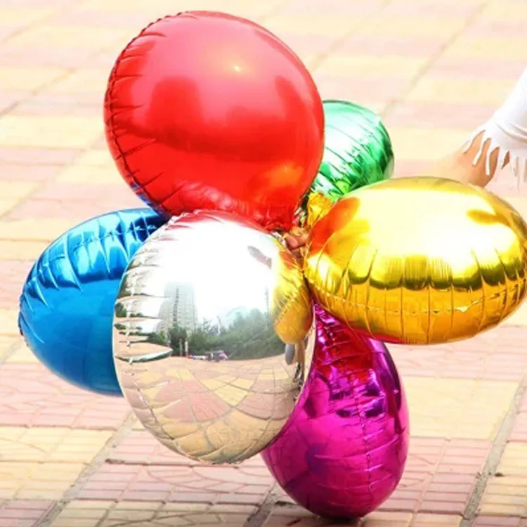 Adornos Navidenos Etkinlik Ve Parti Malzemeleri Artigos De Festas Vinilos Para Globos Round Foil Balloon Set Ballon Frozen