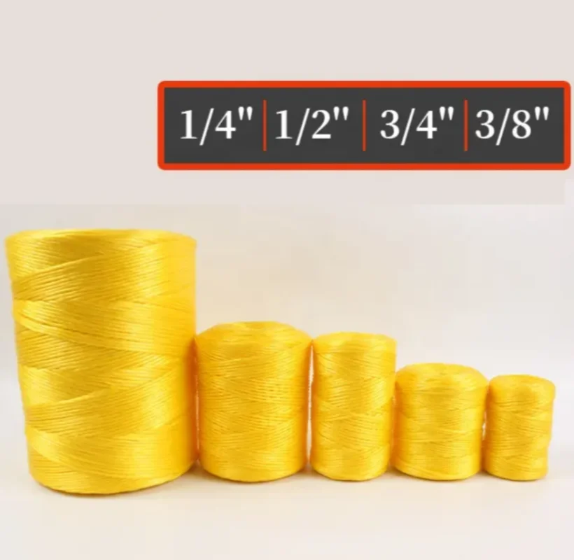 Spool weight 6 kg Agricultural PP Material Twine String Rope UV stabilizer 220 kLy for vine tomato