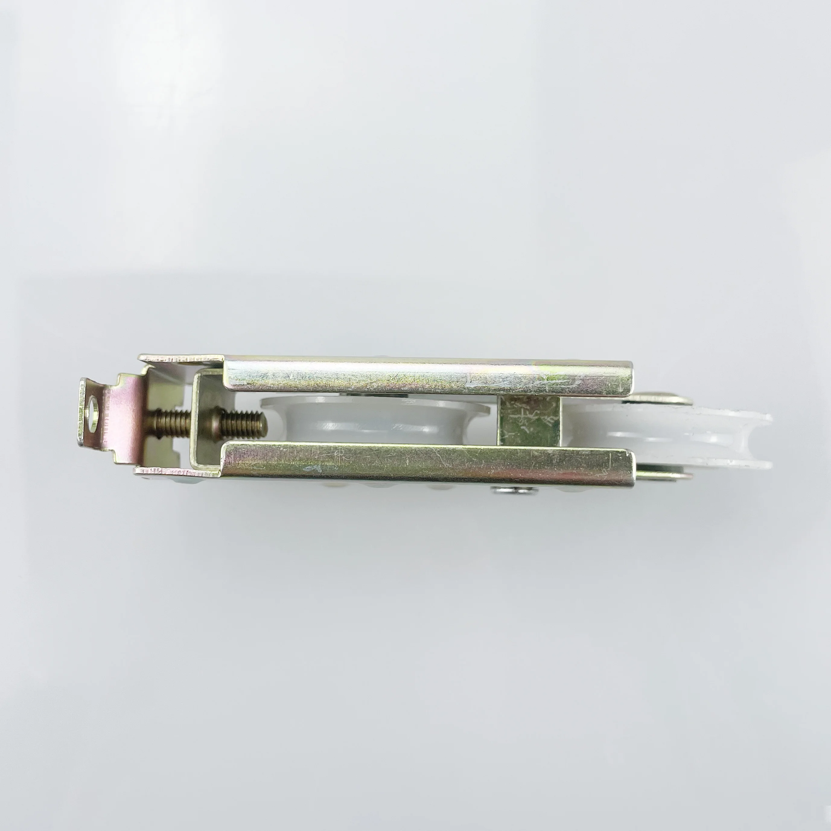 Adjustable Iron Zinc Plated White Transparent Nylon Roller Wheel For Aluminium Sliding Door To Kenya Ghana