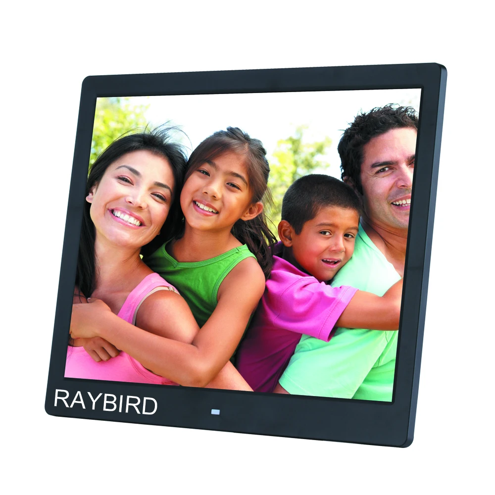 Auto power on 16 inch Digital Photo Frame Playing MP3 MP4 Video Digital Photo playback preload video display