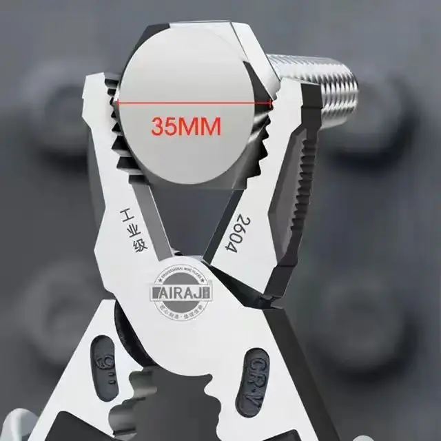 Industrial grade vice Multi-function wire pliers Optical fiber crimping pliers Electrical pliers with PVC handle