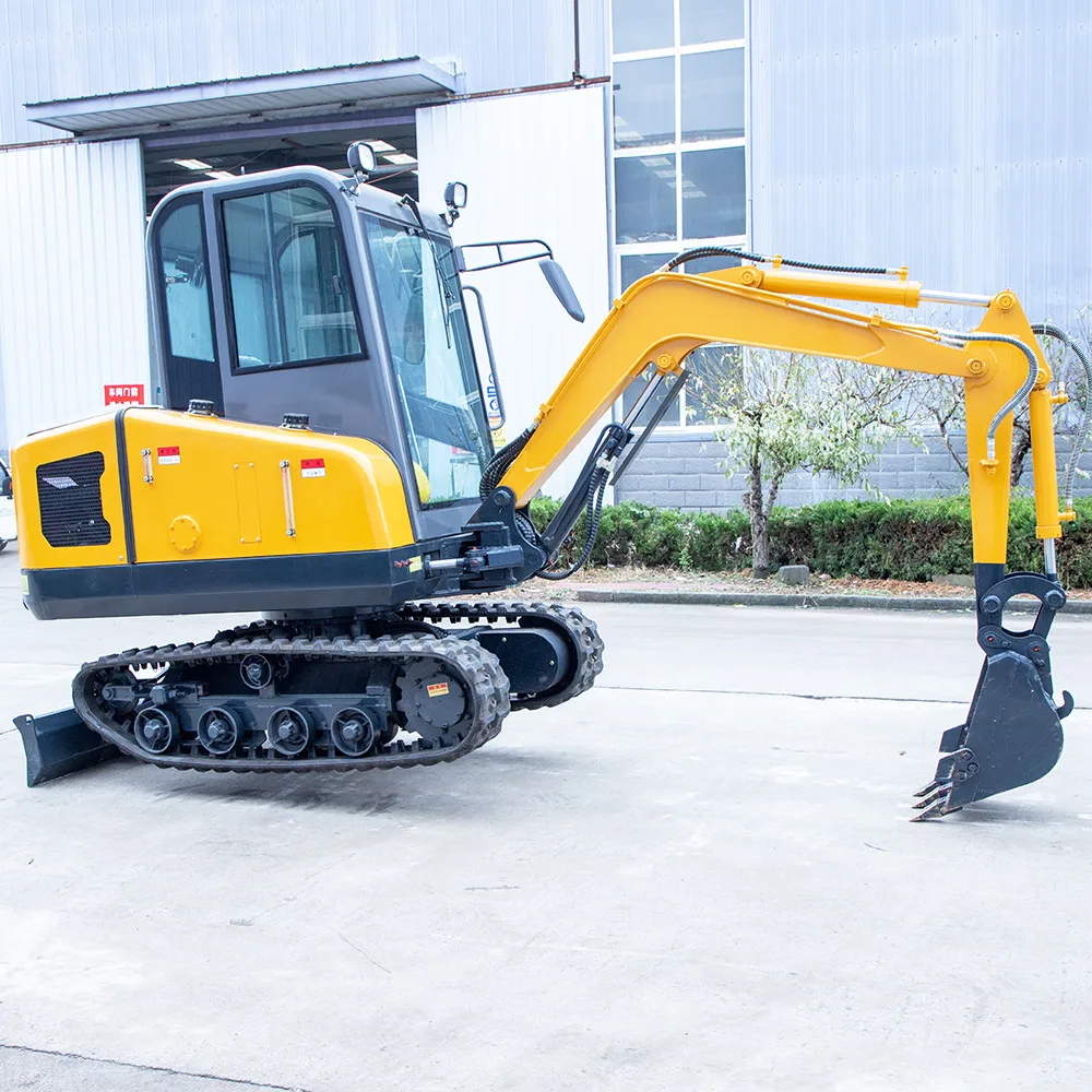 chinese Mini excavator 2.5ton mini digger  cheapest price with CE certificate in garden farm
