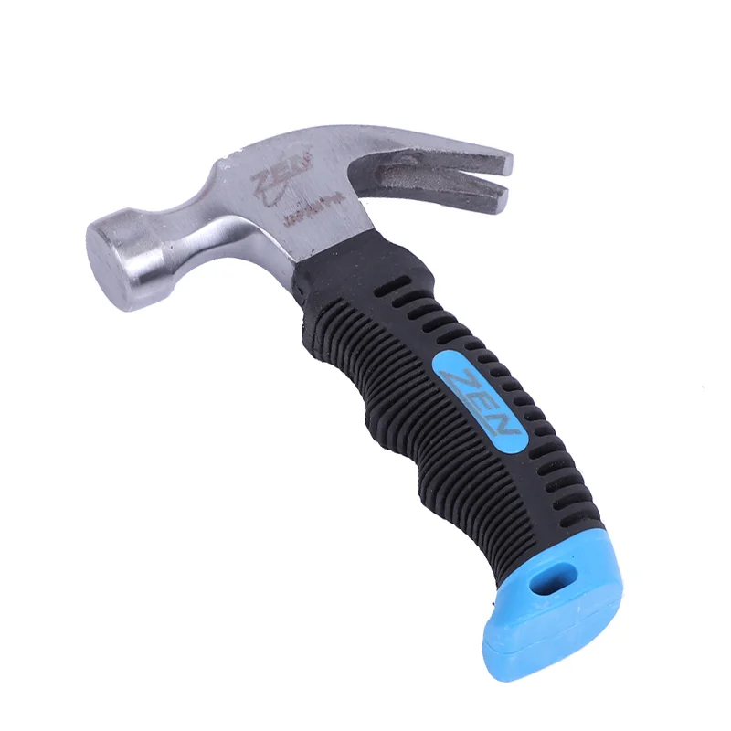 High Quality Rubber Handle Multifunctional One Piece Forged Claw Hammer