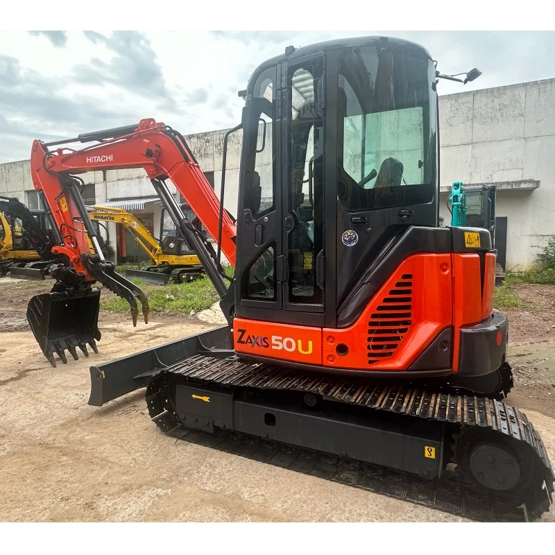 Used excavator HITACHI ZX50U Thumb Kit Mini 5 Ton 2023 99% New Japan EPA CE Good Condition Hot Sale Boutique Low Working hours