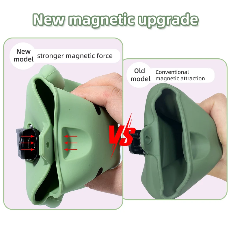 Portable Small Animals Treat Pouch Food Pet Snack Dog Walking Bag Silicone Pet Feeding Training Bag Dog Treat Bag