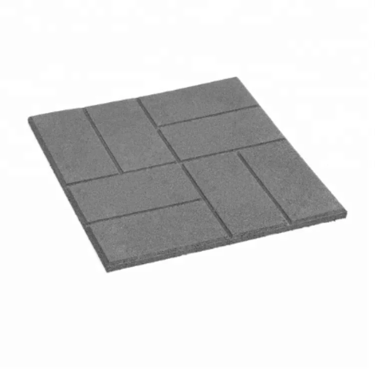 anti slip Walkway Garden square Rubber pavers mat