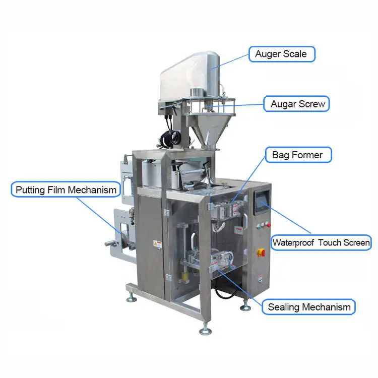 small pouch protein tea powder flour filling sealing machine Multi-Functional Powder Packaging Machine Price