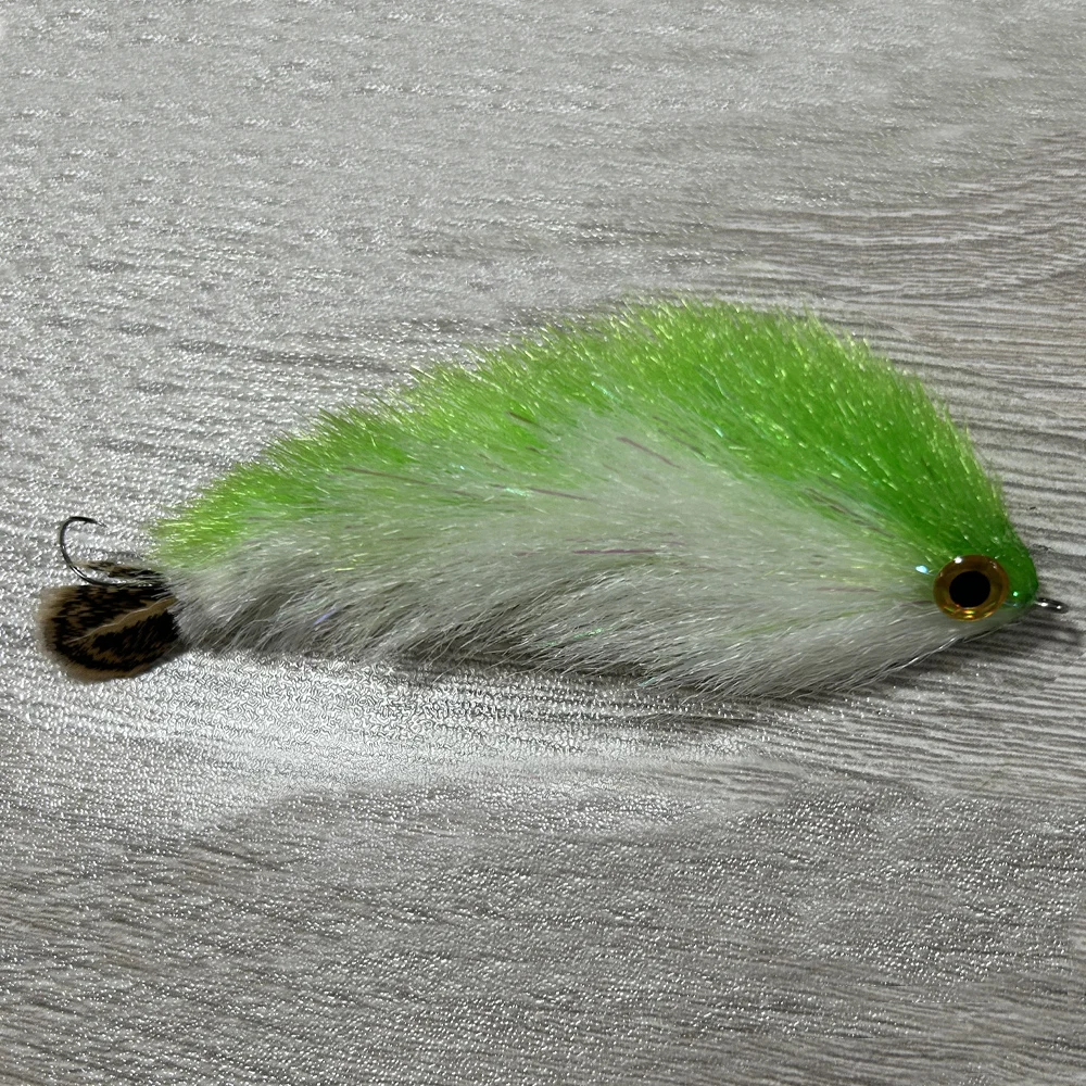 Baitfish Polar Game Changer Fly Articulated Fish Spine Fly Big Streamers for Trout Bass Pike Tarpon Saltwater Fishing Flies