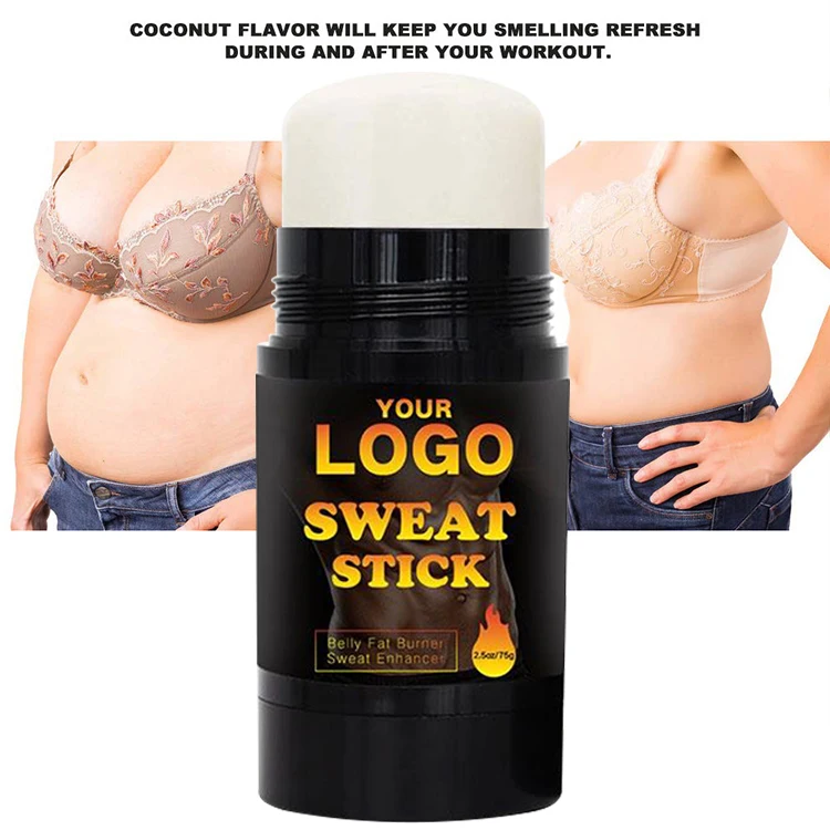 Private Label Natural Organic Fat Burner Sweat Stick Weight Lose Product Massage Oil Body Cellulite Remover Slim Cream
