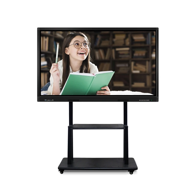 55 65 75 86 98 inch 4K Interactive flat panel smart tv board all in one interactive screen panel smart board  for school