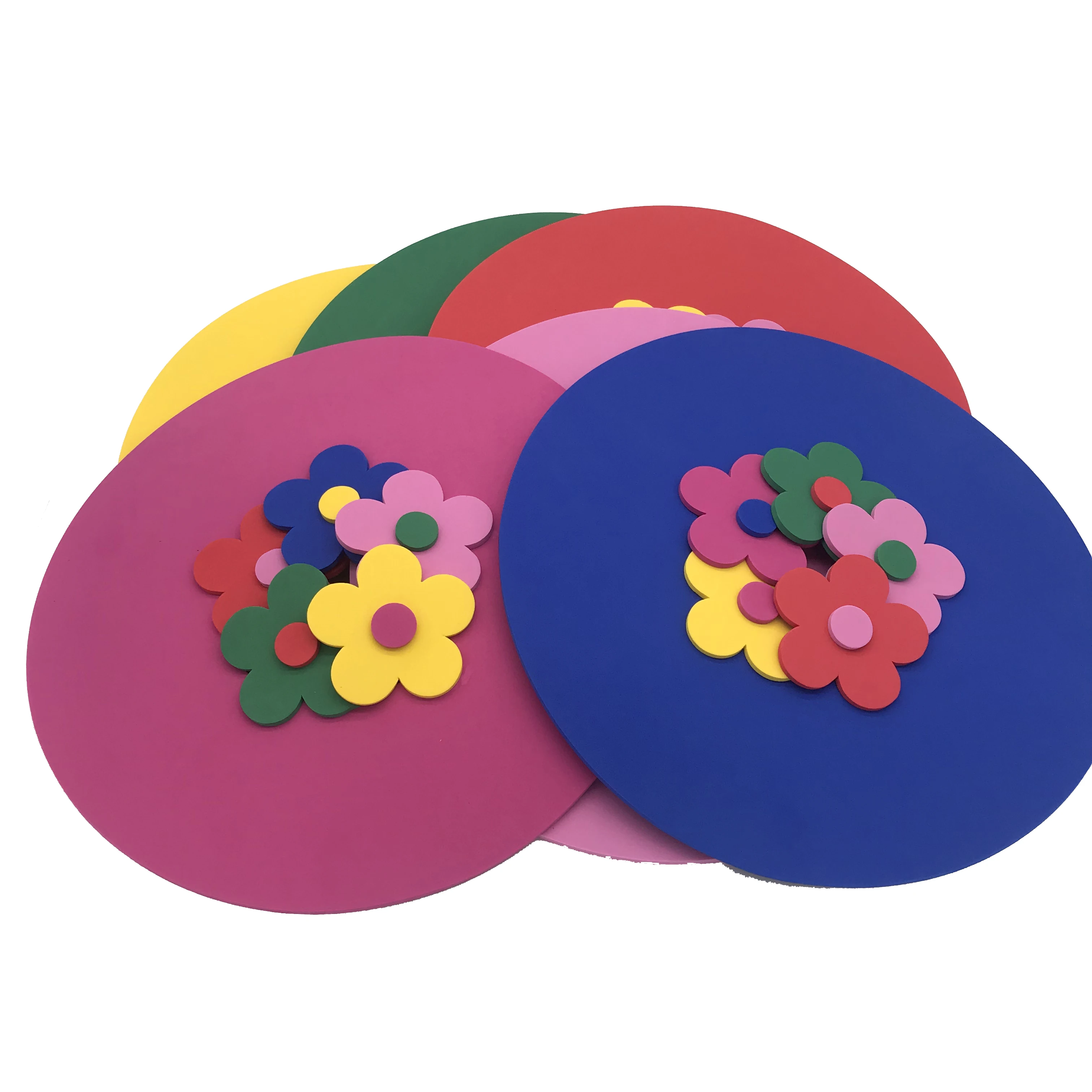 Customized pattern size high quality craft DIY color foam board eva foam board Die cut DIY EVA Sheet craft