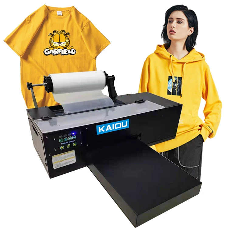 Hot Sales tshirt dtf inkjet set t-shirt printing machine  a3 30cm  L1800 dtf printer