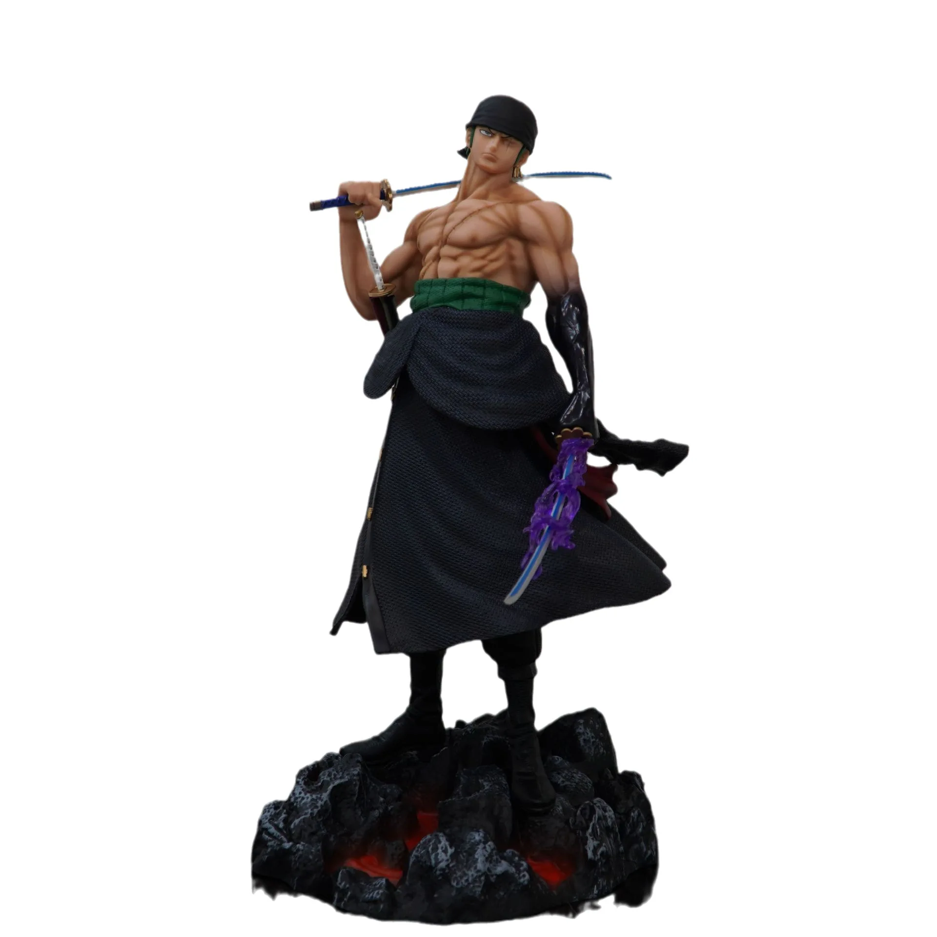 Action Figure One pieces Anime Figure Child Toy Movie Vinyl Collecting Figure 50cm Roronoa Zoro High Quality Desktop Ornaments
