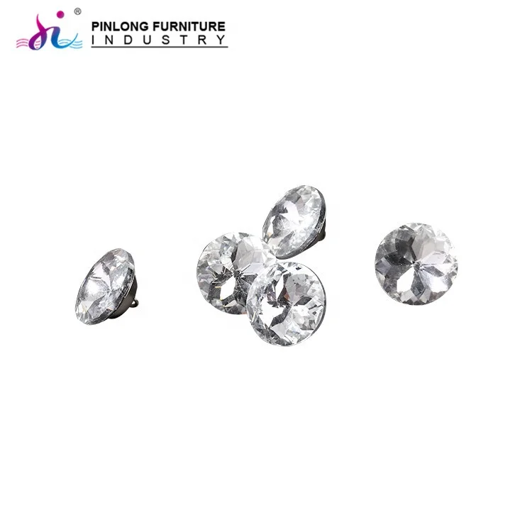 Hot selling furniture materials crystal buttons for sofa
