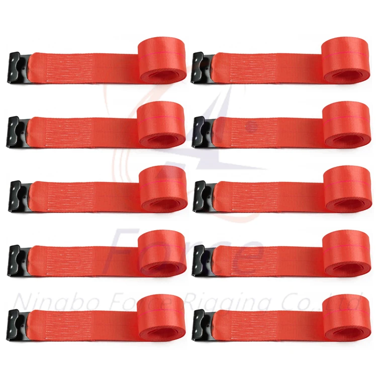 4' 30ft Heavy Duty Flatbed Truck Winch Strap 4 Inch Winch Straps Yellow Winch Strap with Flat Hook