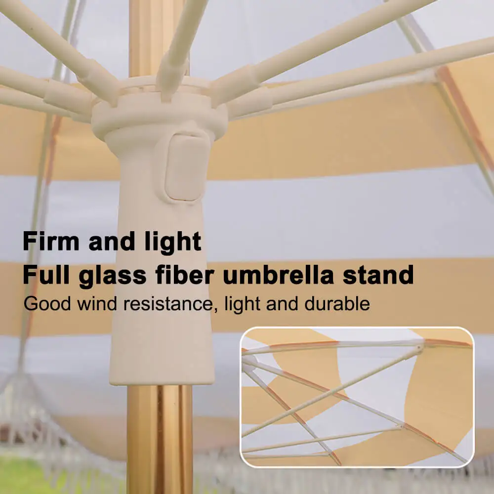 Bengku Sun Portable Accessories Customized Reed Woven Parasol Umbrellas High Quality Beach Umbrella