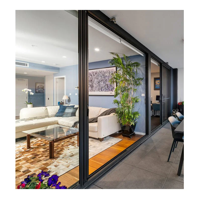 Villa House Double Glazed Windows Door Australia Standard Aluminum Sliding Doors Exterior Patio Aluminium Glass Sliding Doors