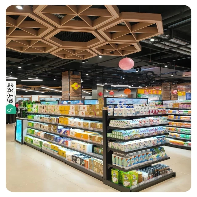 Double Side Light Duty Convenience Store Fixture Display Shelf Racks Gondola Shelving