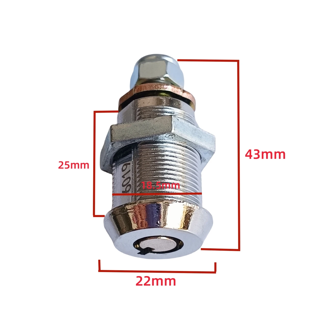 Arcade Machine Door Lock for Coin Operated Game Locks With Key 6019 22mm Anti-theft Center