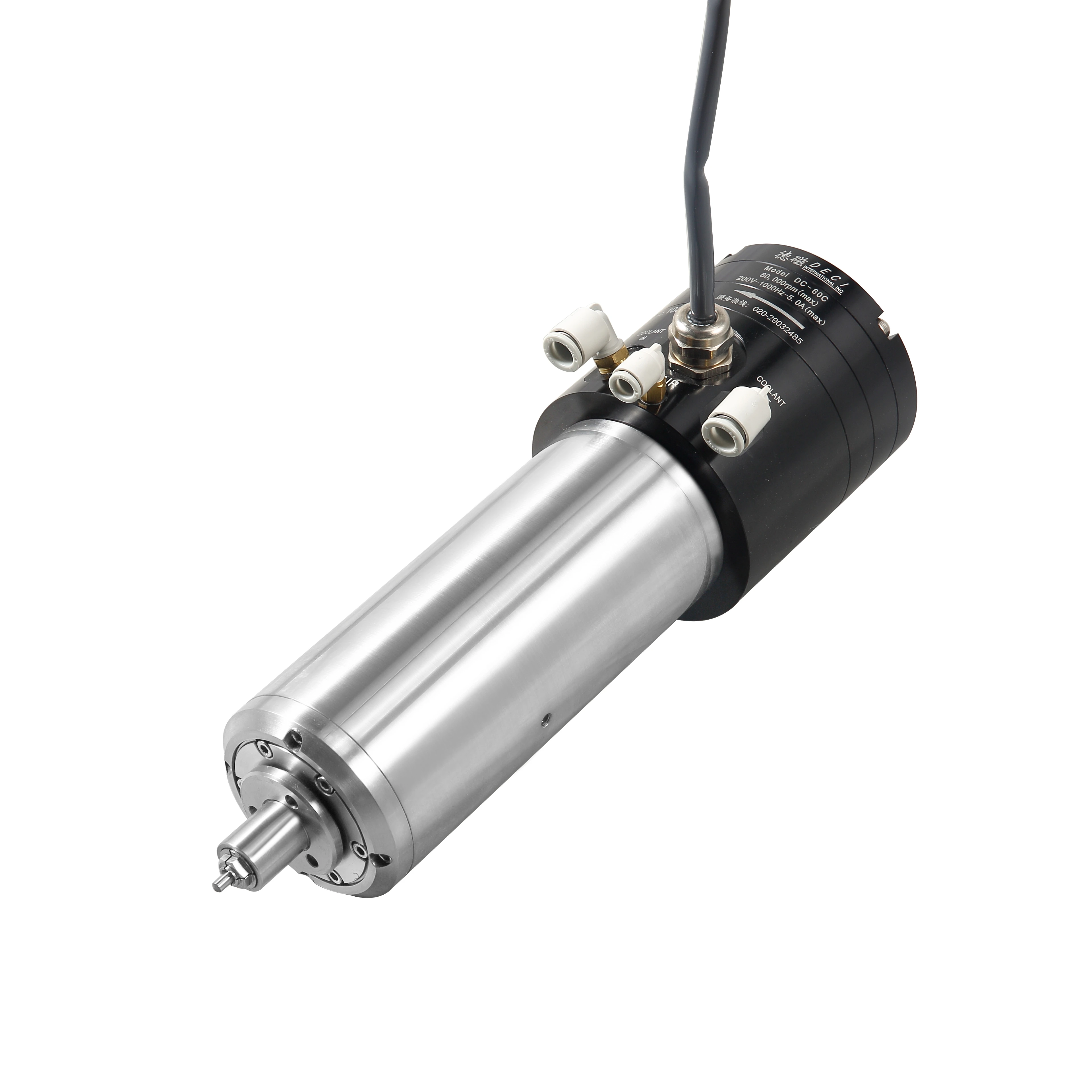 
DECI high-speed atc electric 40000Rmp 200V 1.8/1.5/1.2KW water cooling cnc polishing machine tool spindle motor for milling 