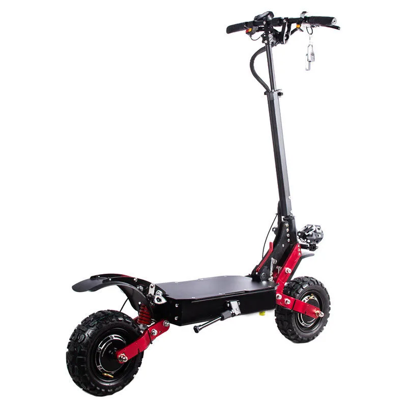 new  50mph 80km/h e-scooter 11 inch big wheel 60v fast off road dual motor 5600w e escooter adult electric scooter with seat