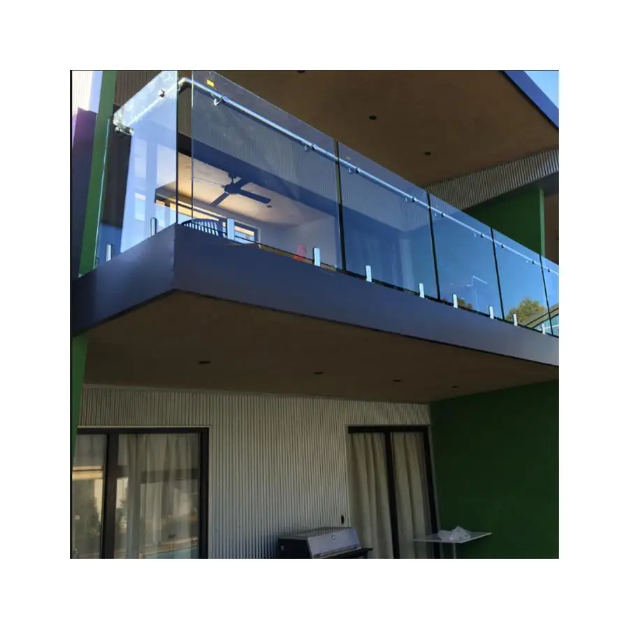 Prima Railings Modern Handrail Bracket Balustrade Plexiglass Stair Handrail For Home Decoration