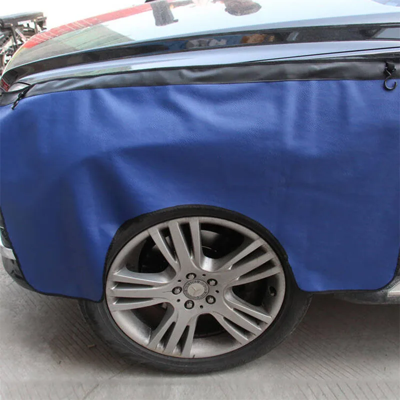 Custom Premium PU Magnetic Fender Cover With Hook