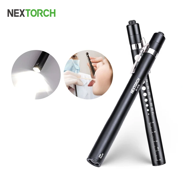 Nextorch lesar light pen for students doctors warm white light tip ball pen  light medical Led torch flashlight