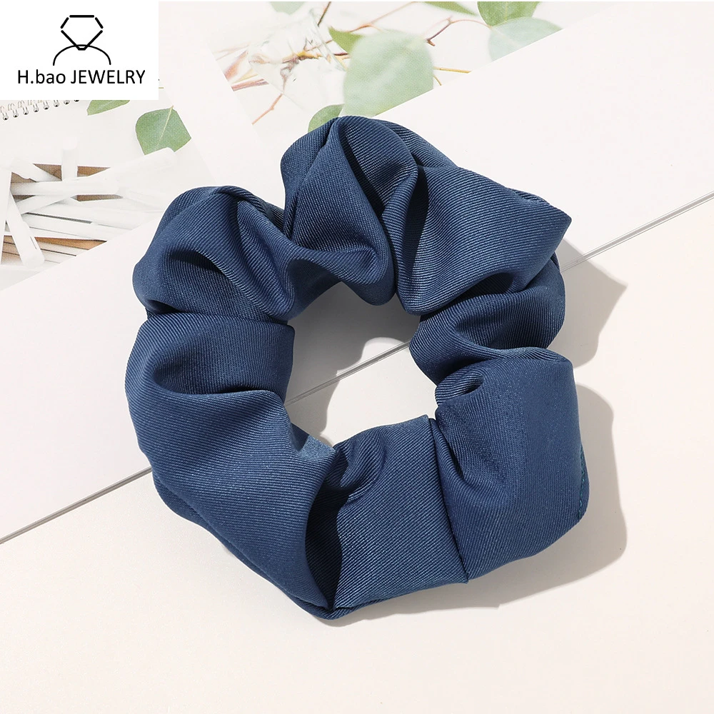 Sweet Girls Scrunchies Candy Color Grid Hair Ties Girls Ponytail Holders Rubber Band Elastic Hair Band Hair Accessories