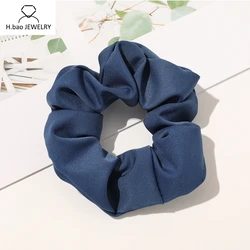 Sweet Girls Scrunchies Candy Color Grid Hair Ties Girls Ponytail Holders Rubber Band Elastic Hair Band Hair Accessories