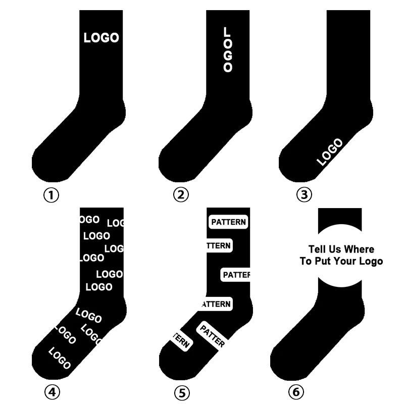 High quality designer 360 sublimation blank white socks custom photo all over print socks