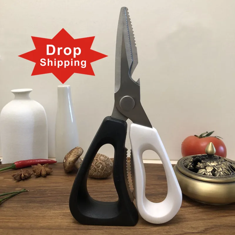 Multifunction Stainless Steel Blades vertical type cut chicken bone professional shear Vegetables Ultra Sharp kitchen scissors