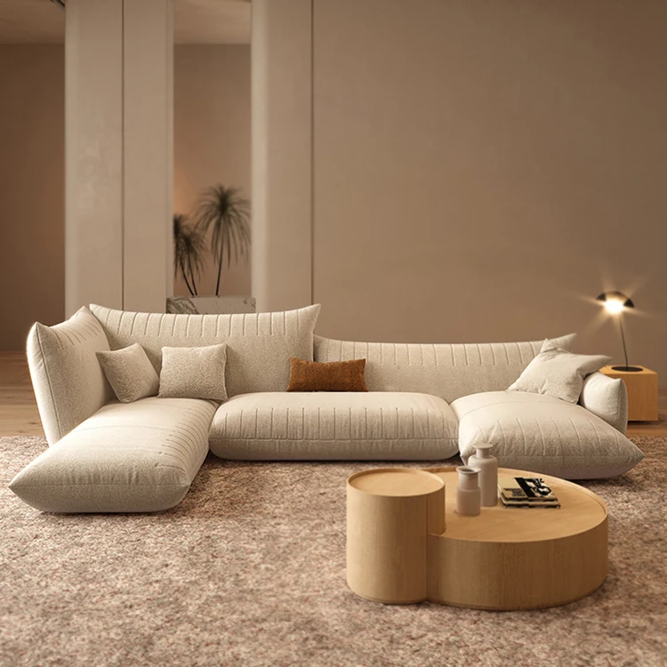 Modern creative italian design Single European Style Fabric Luxury Living Room Designs Sofa Set