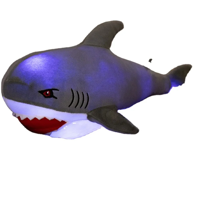 Hot Selling Cute Shark Animal Toy Manufacturer Soft Toys Glowing Stuffed Animal Toys
