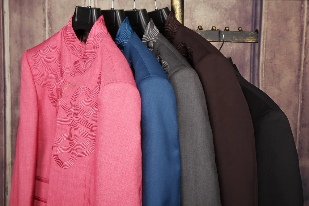 100% Wool Men Traditional Chinese Tang Suit