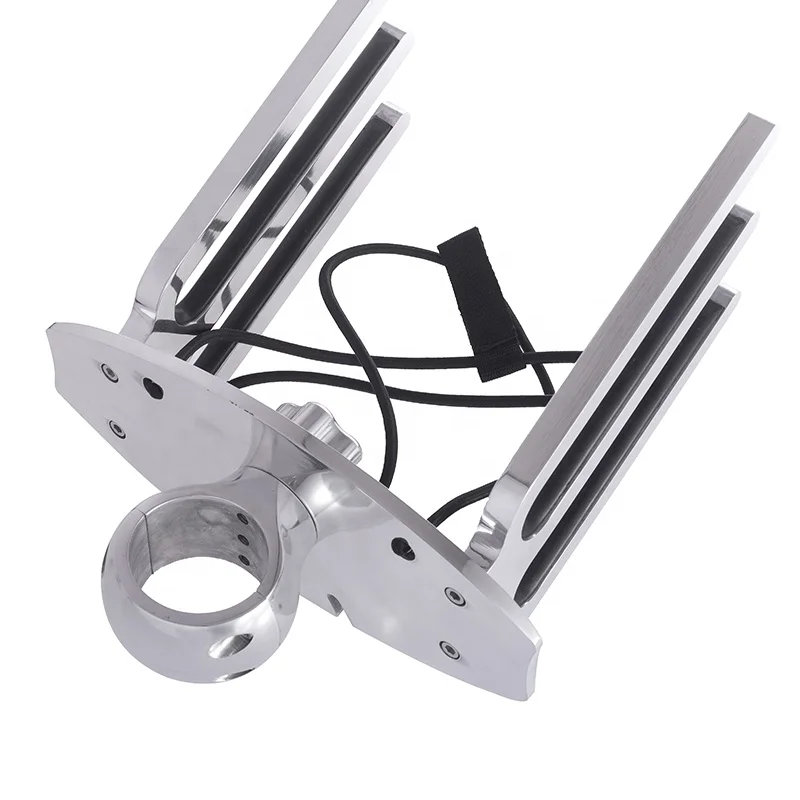 Reborn Aluminium Pro Quick Release Wakeboard Tower Rack 2.5' Clamp Board Storage Rack Polished