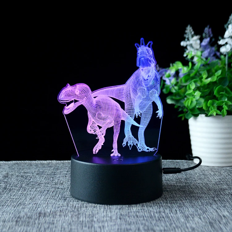 Светодиод из АБС-пластика Волшебная мечта 16-цветная светодиодная подсветка 3d опт атмосфера украшение для спальни ночник