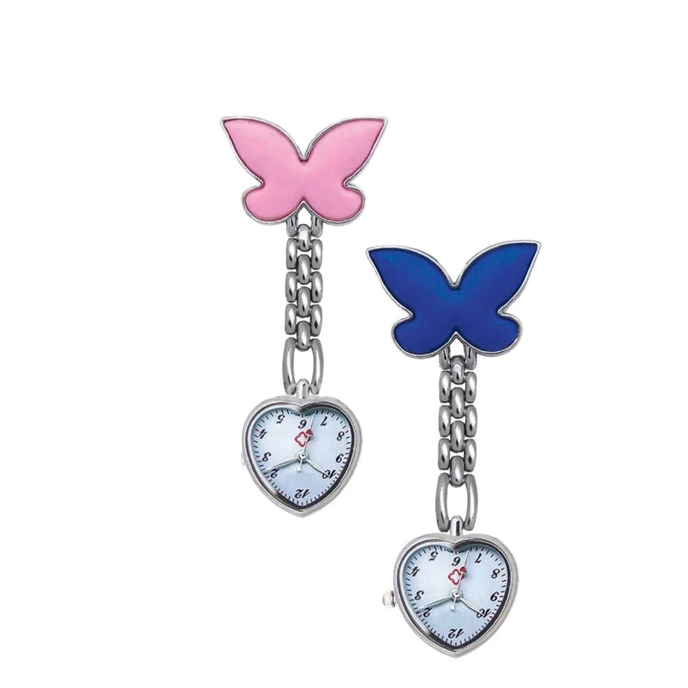 Unisex Custom Fashion Quartz Movement Nurse/Doctor Watch Stylish Stainless Steel Silicone Rubber Bands Modern Cute Style