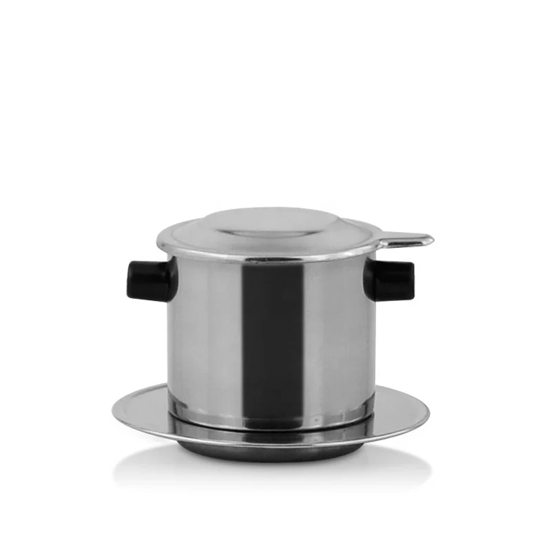Reusable Vietnamese Pour Over Dripper Stainless Steel French Press Drip Portable Coffee Makers